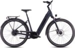 Vélo de Ville Électrique Cube Supreme Hybrid Deluxe Pro 625 Easy Entry Enviolo City Courroie 625 Wh 700 mm Noir Night 2025