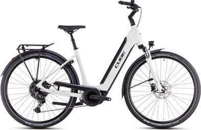 Vélo de Ville Électrique Cube Supreme Hybrid One 500 Easy Entry Shimano Cues 10V 500 Wh 700 mm Beige Desert Stone 2025