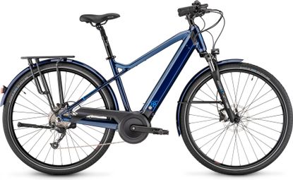 Vélo de Ville Électrique Moustache Samedi 28.2 Shimano Altus 9V 500 Wh 700mm Bleu Nuit 2023