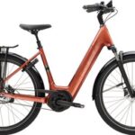 Vélo de Ville Électrique Trek District+ 4 Lowstep Shimano Nexus Courroie 5V 545 Wh 27.5'' Orange 2024