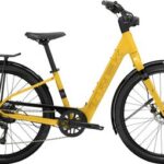 Vélo de Ville Électrique Trek Verve+ 1 Lowstep LT Shimano Acera 8V 27,5'' 250Wh Jaune 2025