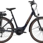 Vélo de Ville Électrique Trek Verve+ 2 Lowstep Shimano Altus 9V 500 Wh Azure