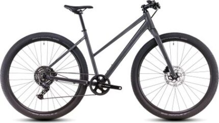 Vélo Fitness Cube Hyde One Trapeze Shimano Essa 8V 700 mm Gris Graphite 2025