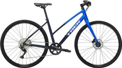 Vélo Fitness Trek FX 3 Disc Stagger Shimano Deore 10V 700 mm Bleu