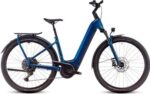 VTC Électrique Cube Kathmandu Hybrid EX 800 Easy Entry Shimano Cues 11V 800 Wh 700 mm Bleu Electric 2025