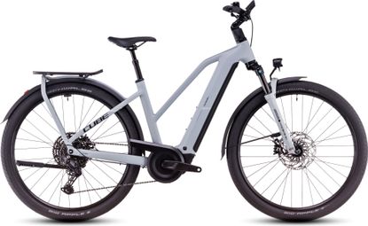 VTC Électrique Cube Kathmandu Hybrid EX 800 Trapeze Shimano Cues 11V 800 Wh 700 mm Gris Haze 2025