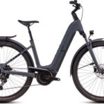 VTC Électrique Cube Kathmandu Hybrid One 600 Easy Entry Shimano Cues 10V 600 Wh 700 mm Gris Shadow 2025