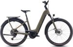 VTC Électrique Cube Kathmandu Hybrid Pro 800 Easy Entry Shimano Cues 11V 800 Wh 700 mm Vert Dusty Olive 2025