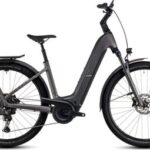 VTC Électrique Cube Kathmandu Hybrid Pro 800 Easy Entry Shimano Cues 11V 800 Wh 700 mm Gris Slab 2025