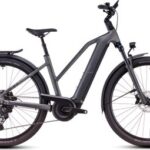 VTC Électrique Cube Kathmandu Hybrid Pro 800 Trapeze Shimano Cues 11V 800 Wh 700 mm Gris Slab 2025