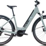 VTC Électrique Cube Nuride Hybrid Performance 625 Allroad Easy Entry Shimano Cues 9V 625 Wh 29'' Gris Vert Swamp 2025