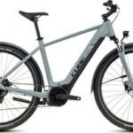 VTC Électrique Cube Nuride Hybrid Performance 625 Allroad Shimano Cues 9V 625 Wh 29'' Gris Vert Swamp 2025