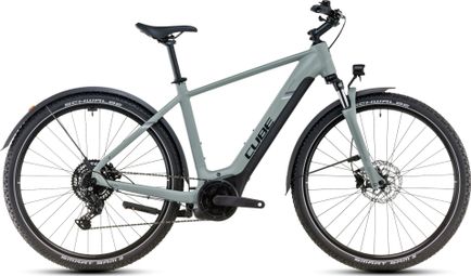 VTC Électrique Cube Nuride Hybrid Performance 625 Allroad Shimano Cues 9V 625 Wh 29'' Gris Vert Swamp 2025 VTC Électrique Cube Nuride Hybrid Performance 625 Allroad Shimano Cues 9V 625 Wh 29'' Gris Vert Swamp 2025