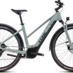 VTC Électrique Cube Nuride Hybrid Performance 625 Allroad Trapeze Shimano Cues 9V 625 Wh 29'' Gris Vert Swamp 2025