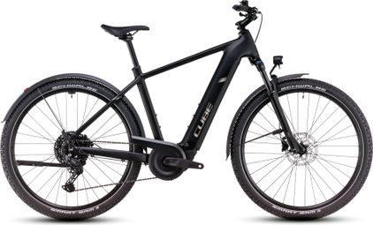 VTC Électrique Cube Nuride Hybrid Pro 600 Allroad Shimano Cues 10V 600 Wh 29'' Noir 2025