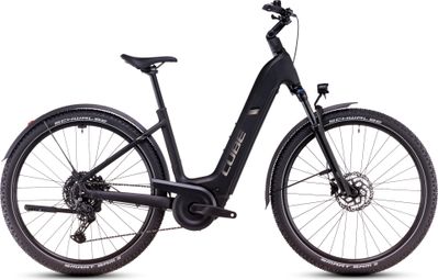 VTC Électrique Cube Nuride Hybrid Pro 800 Allroad Easy Entry Shimano Cues 10V 800 Wh 29'' Noir 2025