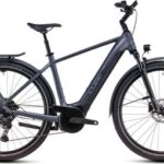 VTC Électrique Cube Touring Hybrid Pro 625 Shimano Cues 11V 625 Wh 700 mm Gris Metallic 2025