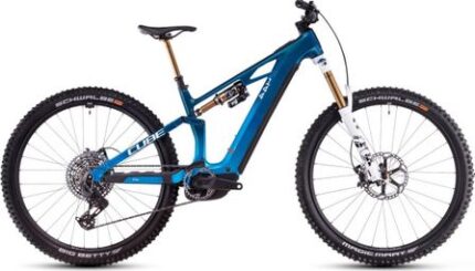 VTT Cube Stereo Hybrid One44 HPC AT 800 Sram X0 Eagle AXS 12V 800 Wh 27.5'' Bleu Actionteam 2025