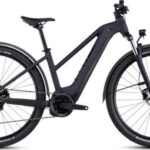 VTT Électrique Semi-Rigide Cube Reaction Hybrid Performance 500 Allroad Trapeze Shimano Cues 9V 500 Wh 27.5'' Noir Night 2025