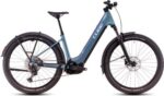 VTT Électrique Semi-Rigide Cube Reaction Hybrid Pro 600 Allroad Easy Entry Shimano Deore/Deore XT 12V 600 Wh 27.5'' Bleu Vert Smaragd 2025