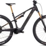 VTT Électrique Tout-Suspendu Cube AMS Hybrid One44 C:68X SLT 400X Shimano XTR 12V 400 Wh 29'' Gris Carbon Or 2025