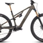 VTT Électrique Tout-Suspendu Cube AMS Hybrid One44 C:68X Super TM 400X Sram XX Eagle AXS 12V 400 Wh 29'' Vert Dusty Olive 2025