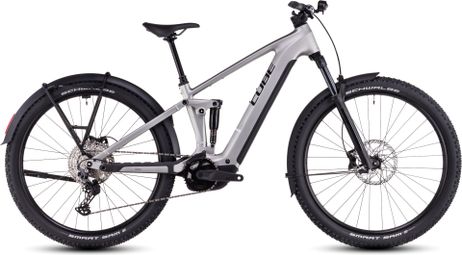 VTT Électrique Tout-Suspendu Cube Stereo Hybrid One22 Race 800 Allroad Shimano Deore 12V 800 Wh 29'' Argent 2025 VTT Électrique Tout-Suspendu Cube Stereo Hybrid One22 Race 800 Allroad Shimano Deore 12V 800 Wh 29'' Argent 2025