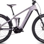 VTT Électrique Tout-Suspendu Cube Stereo Hybrid One22 SLX 800 Shimano Deore/Deore XT 12V 800 Wh 29'' Violet Rose Lilac Breeze 2025