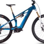 VTT Électrique Tout-Suspendu Cube Stereo Hybrid One44 HPC AT 800 Sram X0 Eagle AXS 12V 800 Wh 29'' Bleu Actionteam 2025