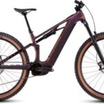 VTT Électrique Tout-Suspendu Cube Stereo Hybrid One44 HPC SLX 800 Shimano Deore XT 12V 800 Wh 29'' Violet Vert Molotov 2025