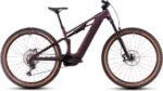 VTT Électrique Tout-Suspendu Cube Stereo Hybrid One44 HPC SLX 800 Shimano Deore XT 12V 800 Wh 29'' Violet Vert Molotov 2025