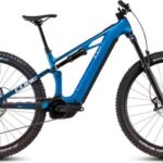 VTT Électrique Tout-Suspendu Cube Stereo Hybrid One44 HPC SLX 800 Shimano Deore XT 12V 800 Wh 27.5'' Bleu Nebula 2025