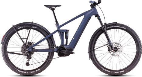 VTT Électrique Tout-Suspendu Cube Stereo Hybrid One44 Pro 800 Allroad Shimano Cues 11V 800 Wh 29'' Bleu Gris Ink 2025 VTT Électrique Tout-Suspendu Cube Stereo Hybrid One44 Pro 800 Allroad Shimano Cues 11V 800 Wh 29'' Bleu Gris Ink 2025