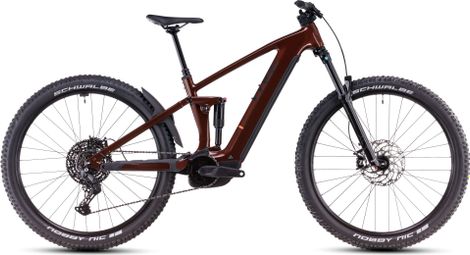 VTT Électrique Tout-Suspendu Cube Stereo Hybrid One44 Pro 800 Shimano Cues 11V 800 Wh 29'' Rouge Orange Bourbon 2025 VTT Électrique Tout-Suspendu Cube Stereo Hybrid One44 Pro 800 Shimano Cues 11V 800 Wh 29'' Rouge Orange Bourbon 2025