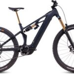 VTT Électrique Tout-Suspendu Cube Stereo Hybrid One77 HPC AT 800 Sram X0 Eagle AXS 12V 800 Wh 29''/27.5'' Gris Carbon Noir 2025