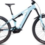 VTT Électrique Tout-Suspendu Cube Stereo Hybrid One77 HPC Race 800 Shimano Deore 12V 800 Wh 29''/27.5'' Bleu Dazzle 2025