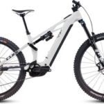 VTT Électrique Tout-Suspendu Cube Stereo Hybrid One77 HPC SLX 800 Shimano Deore XT 12V 800 Wh 29''/27.5'' Beige Desert Stone Vert 2025