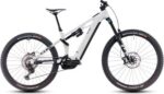 VTT Électrique Tout-Suspendu Cube Stereo Hybrid One77 HPC SLX 800 Shimano Deore XT 12V 800 Wh 29''/27.5'' Beige Desert Stone Vert 2025