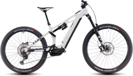 VTT Électrique Tout-Suspendu Cube Stereo Hybrid One77 HPC SLX 800 Shimano Deore XT 12V 800 Wh 29''/27.5'' Beige Desert Stone Vert 2025