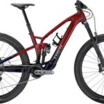 VTT Électrique Tout-Suspendu Trek Fuel EXe 8 Sram GX Eagle AXS 12V 360 Wh 29'' Rouge/Bleu Foncé 2024