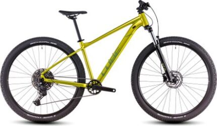 VTT Semi-Rigide Cube Aim SLX Shimano Cues 11V 29'' Jaune Vert Flash Lime 2025