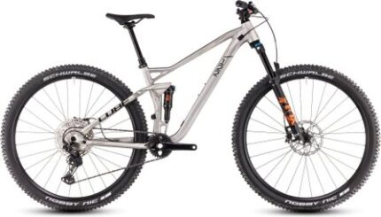 VTT Tout-Suspendu Cube Stereo One22 Race Shimano Deore/Deore XT 12V 29'' Argent Raw Metal 2025