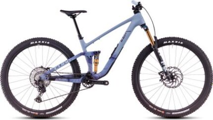 VTT Tout-Suspendu Cube Stereo One44 C:62 Race Shimano Deore XT 12V 29'' Bleu Pigeon Art 2025