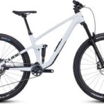 VTT Tout-Suspendu Cube Stereo One44 C:68X SLX Sram GX Eagle AXS 12V 29'' Blanc Bleu Frost 2024